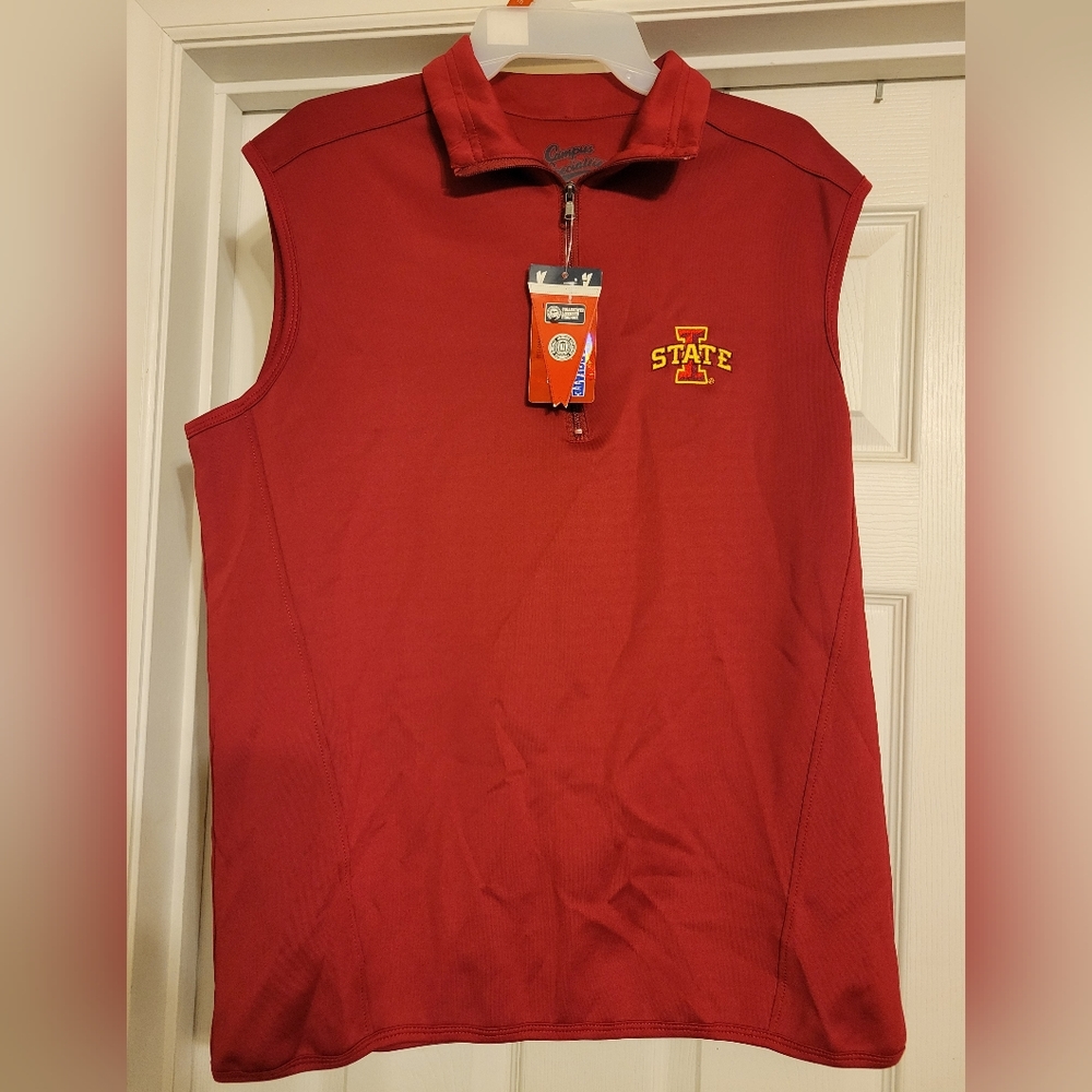 NWT Iowa State Campus Specialties Red Vest Size:M